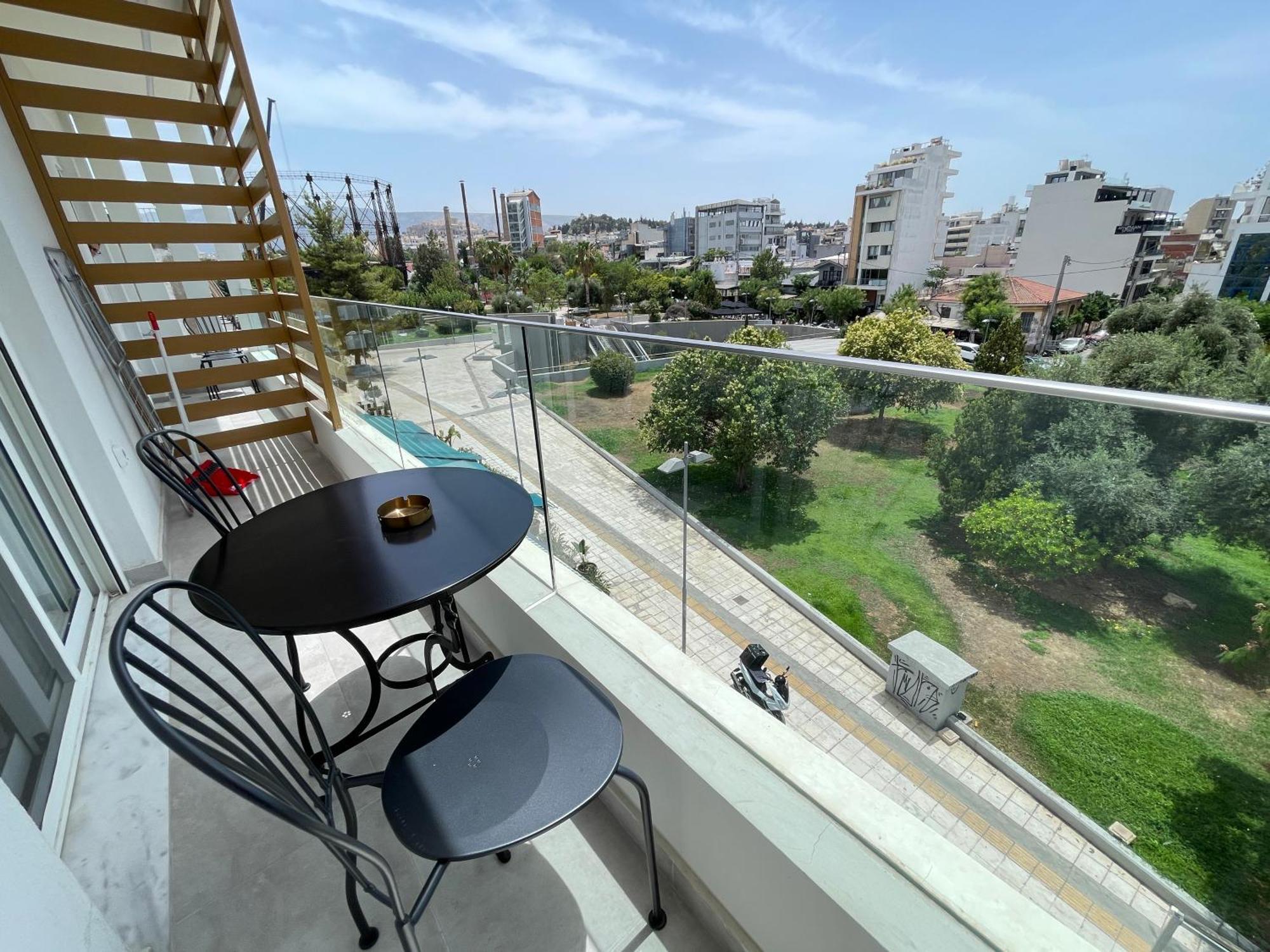 Acropolis View Luxurious Studio Living Atenas Exterior foto